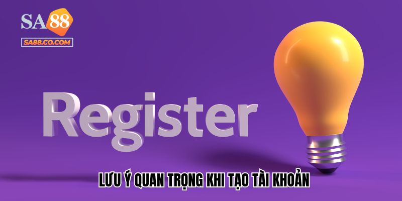 Lưu ý quan trọng khi tạo tài khoản tại nhà cái cá cược top đầu