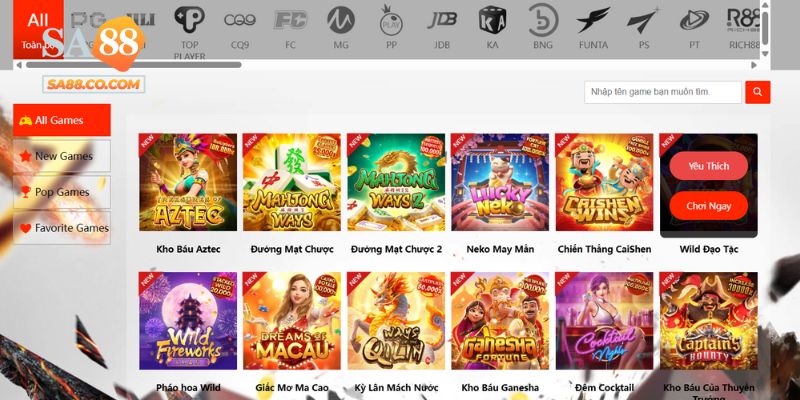 Nổ Hũ Sa88 từ khi ra đời đã thu hút được nhiều người tham gia