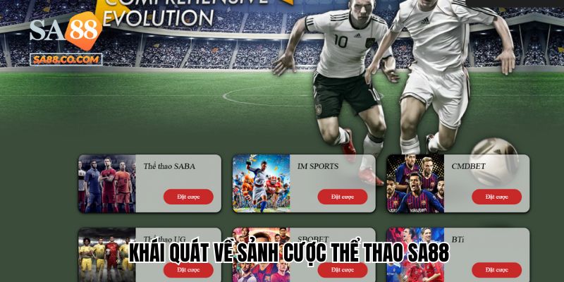 Khái quát về sảnh cược thể thao Sa88